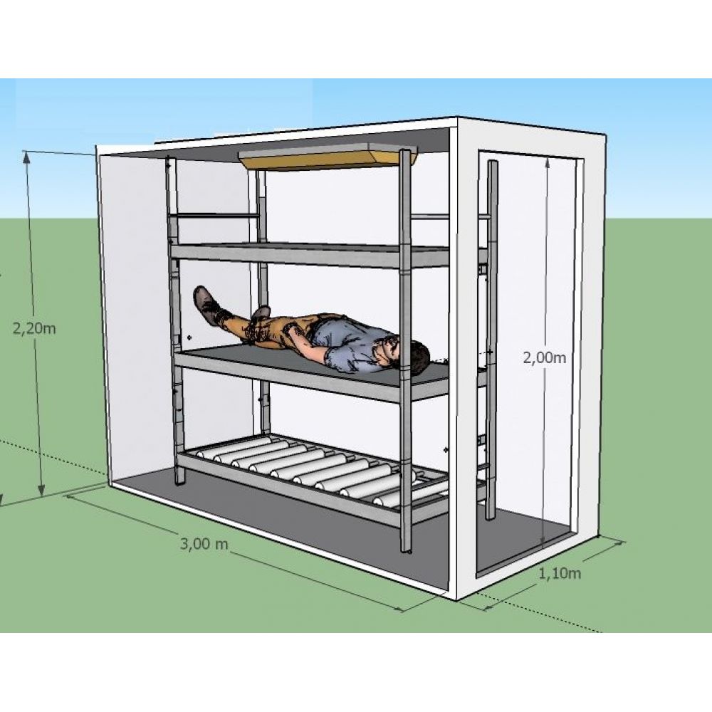 Camara mortuoria Modular 3 Cuerpos : Refrigeracion