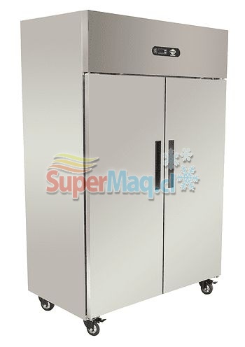 Congelador Vertical 2 Puertas de Acero  : Refrigeracion