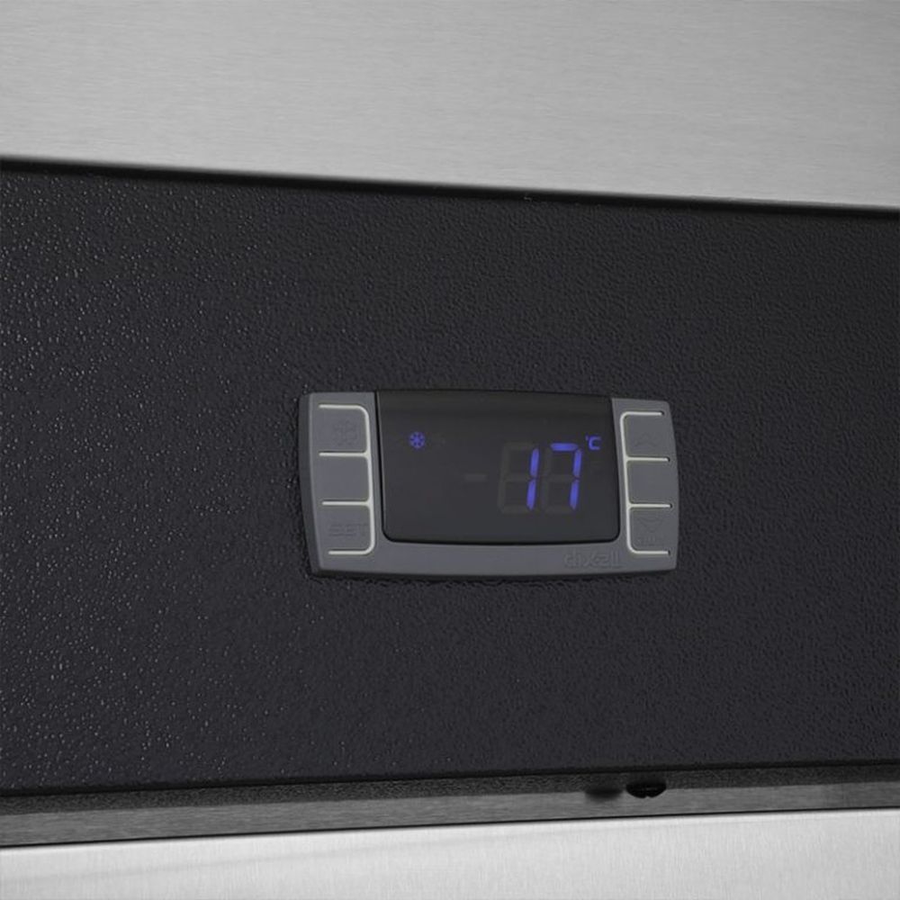 Congelador Vertical 2 Puertas de Acero  : Refrigeracion