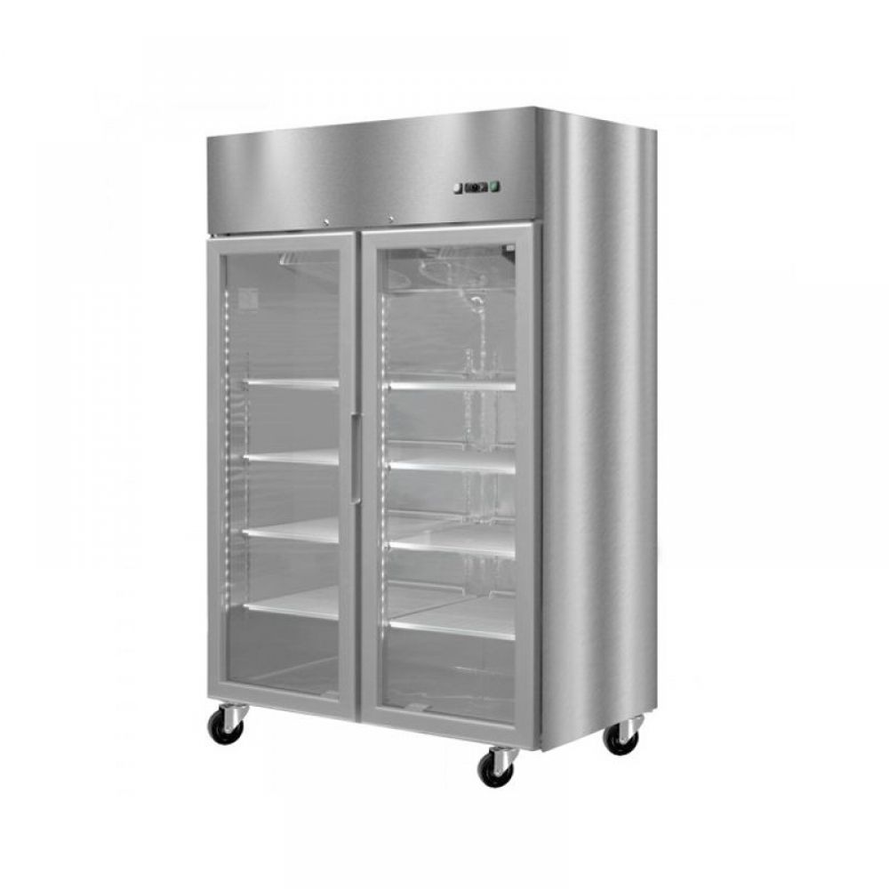 Congelador Vertical 2 Puertas de Vidrio : Refrigeracion