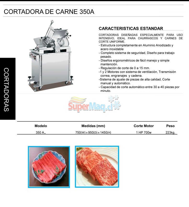 Cortadora Automatica Disco 350 mm 350A : Refrigeracion