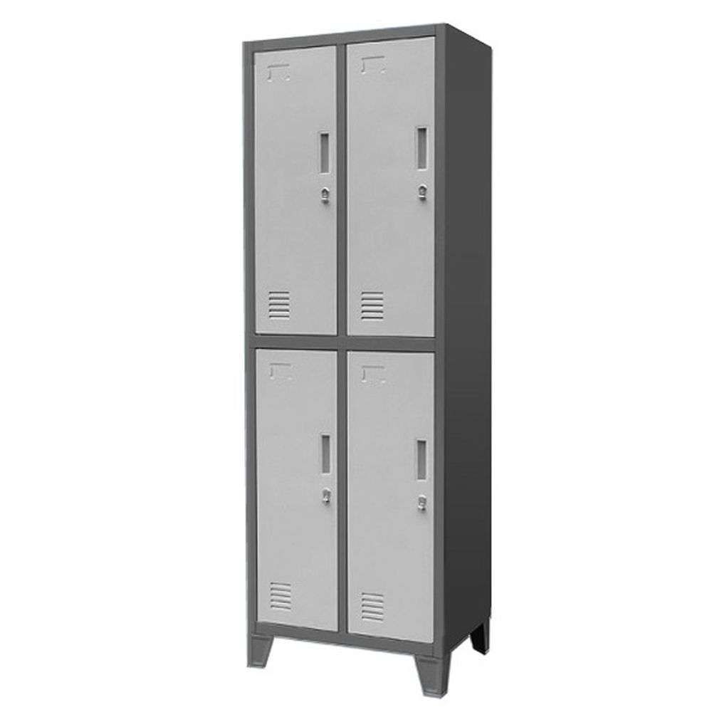 Locker Metalico 2 Cuerpos 4 Puertas L200-2 : Refrigeracion