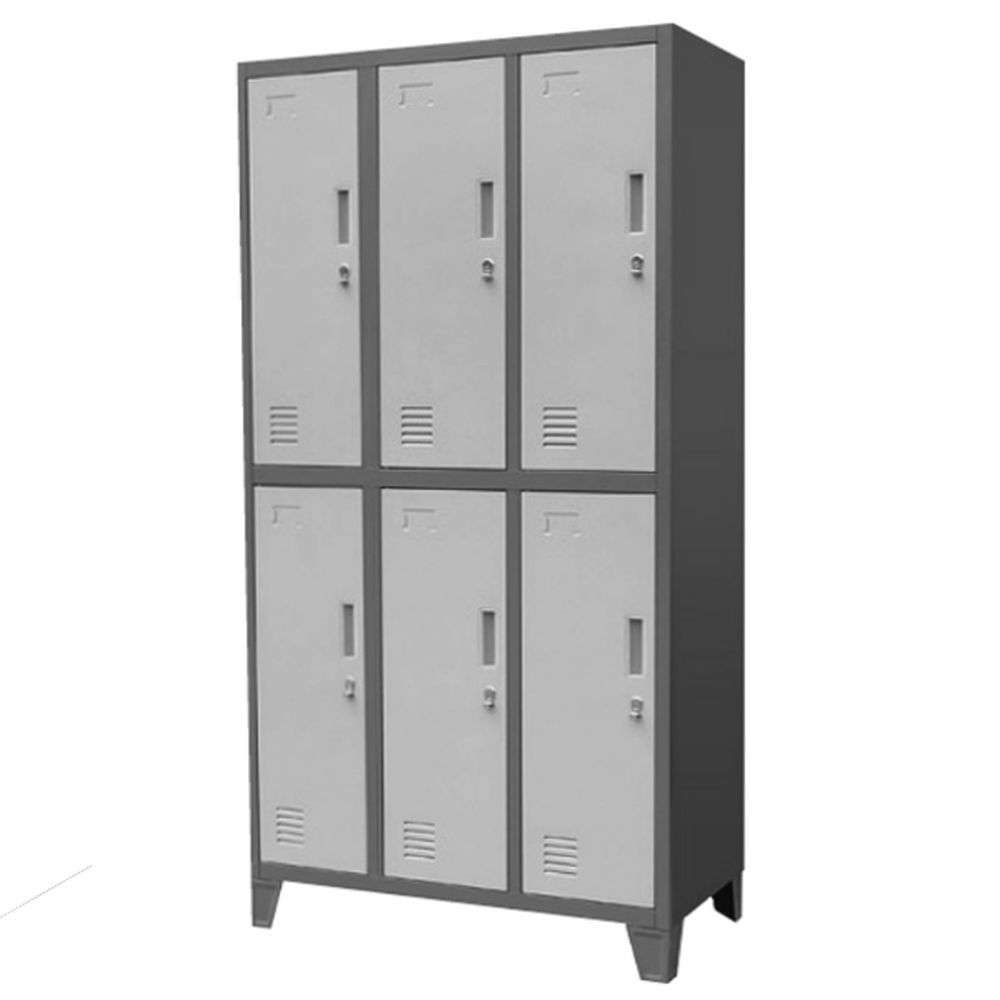 Locker Metalico 3 Cuerpos 6 Puertas L300-2 : Refrigeracion