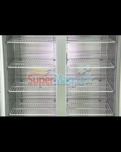 Refrigerador 2 Puertas de Vidrio Acero  : Refrigeracion