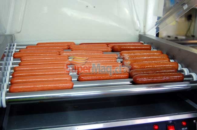Roller Hot-Dog 11 Roller con Calentado de Pan : Refrigeracion