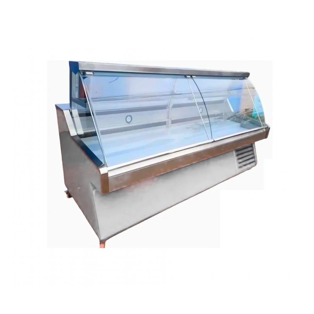 Vitrina carnicera vidrio curvo alzable 4.00 Mt Modelo Z : Refrigeracion