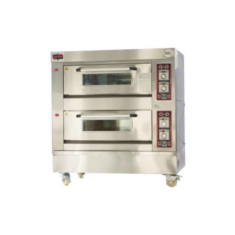 Horno de Piso 2 Camaras sin Vapor UNIQUE Supermaq - Máquinas Gastronómicas